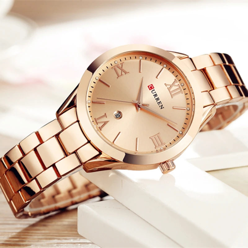 CURREN Gold Women's Watch