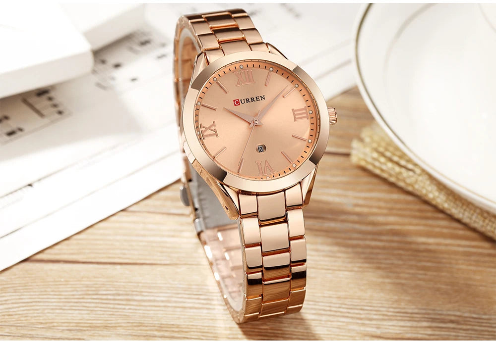 CURREN Gold Women's Watch