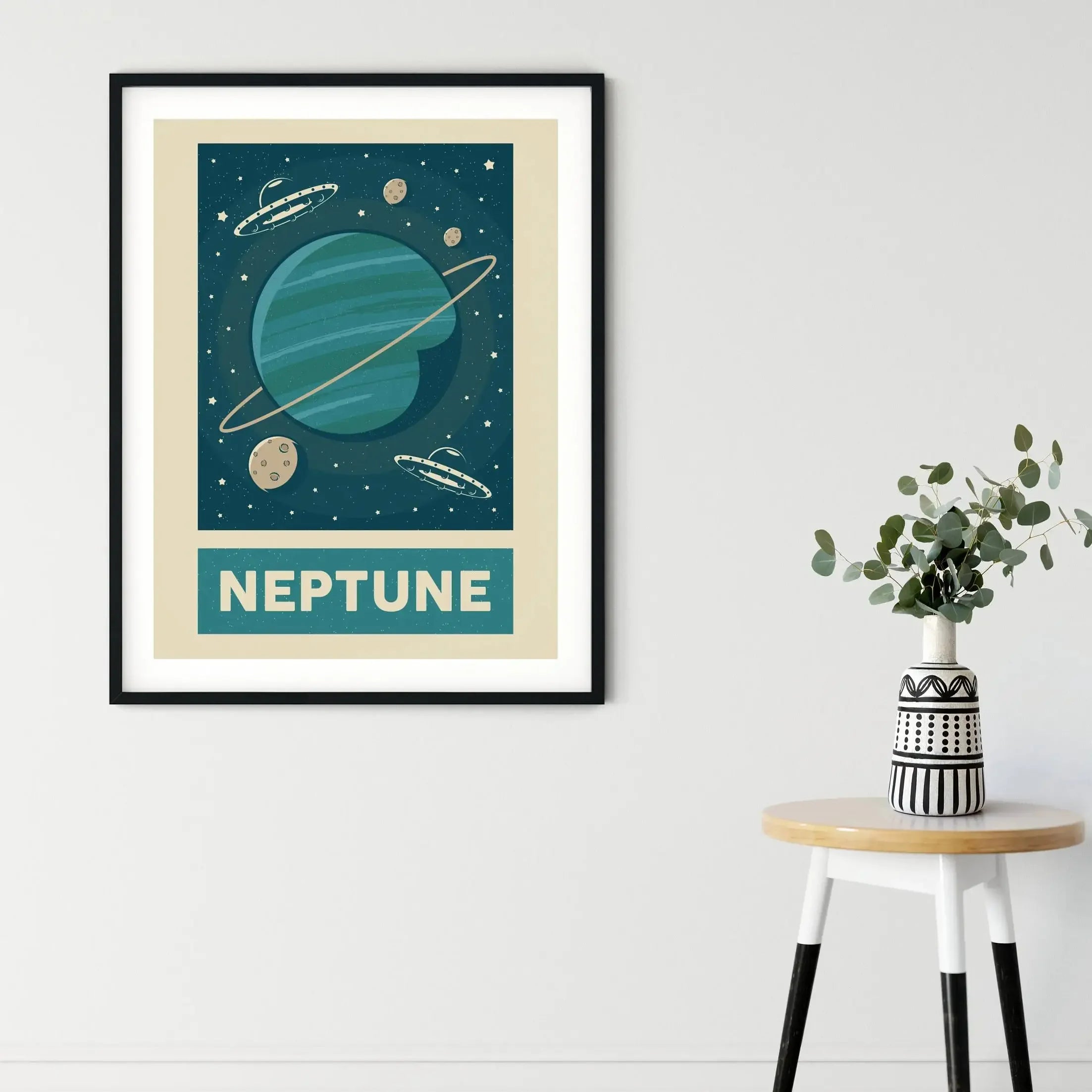 Retro Solar System Wall Art