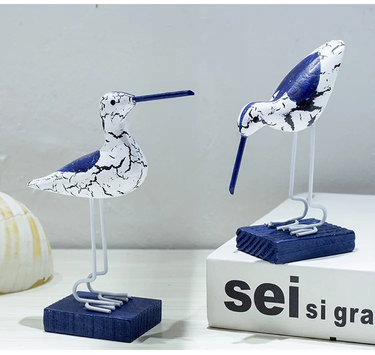 3-Piece Wooden Seagull Set