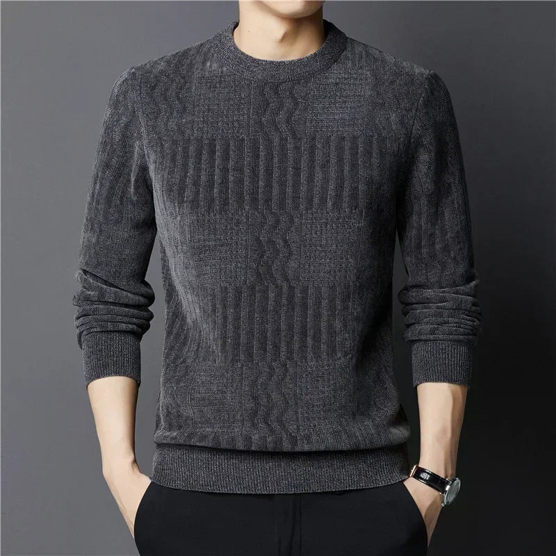 Men's Plush Knit Sweater