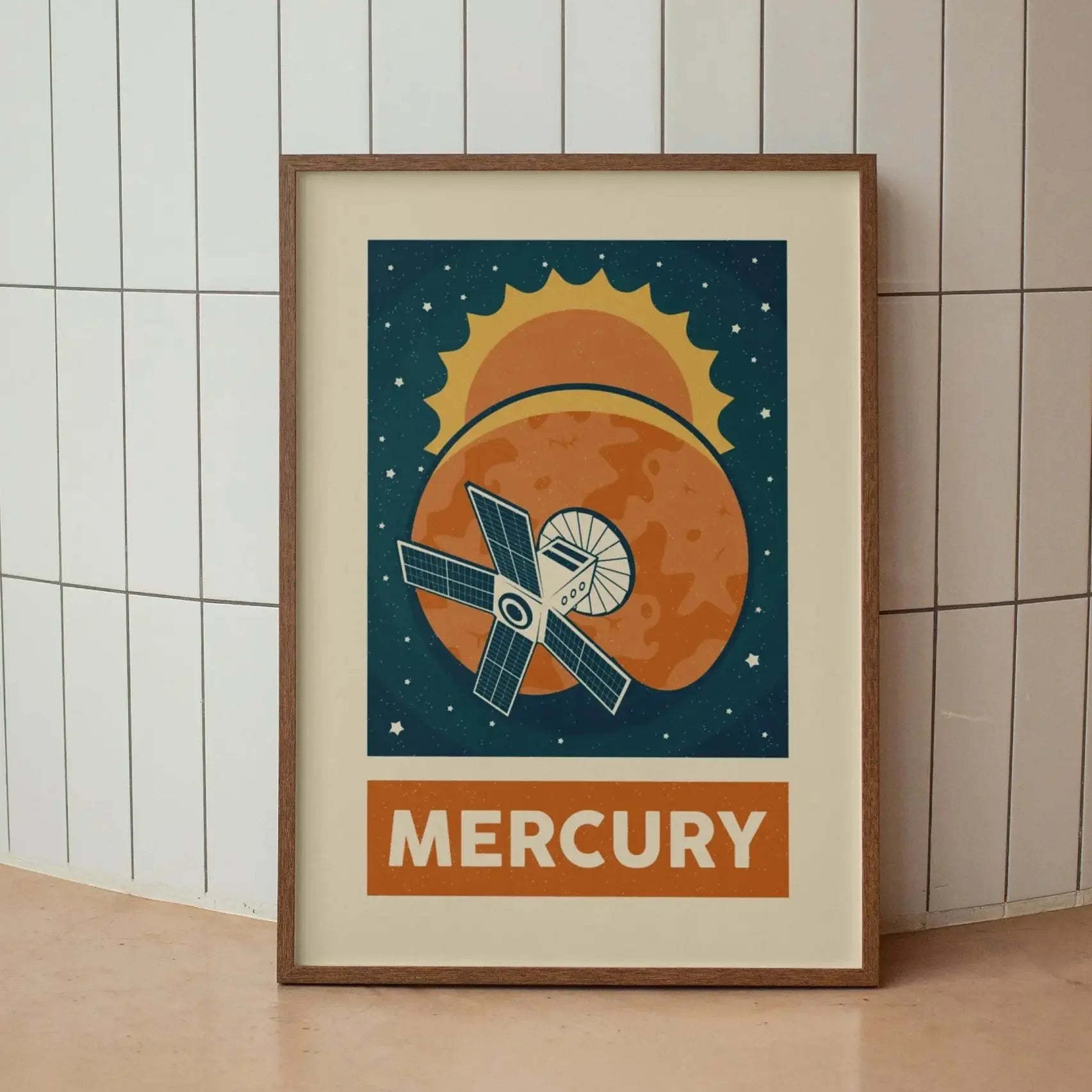 Retro Solar System Wall Art