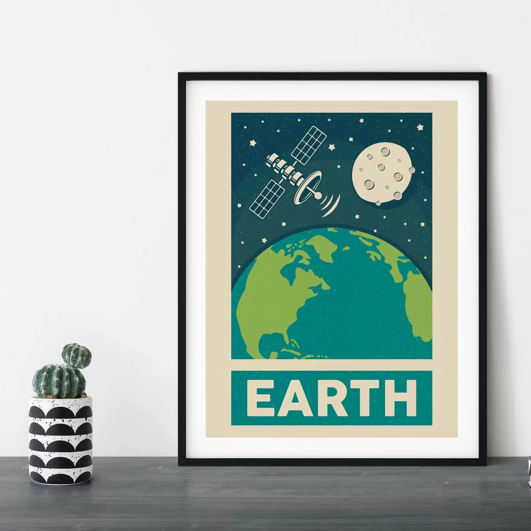 Retro Solar System Wall Art