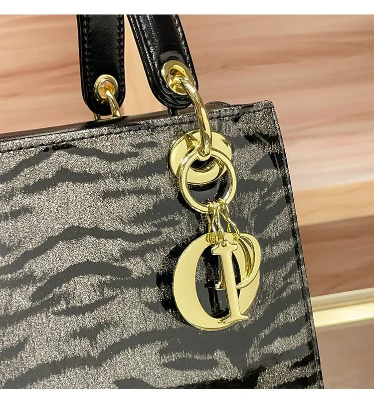 Crocodile Pattern Crossbody Shoulder Handbag