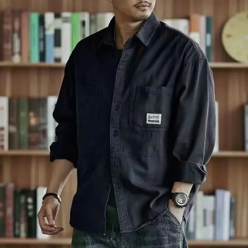 Men's Vintage Shirt Jacket