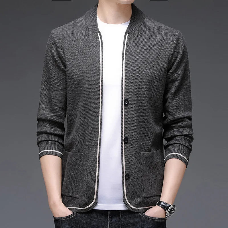 Men's Slim Fit Knit Cardigan