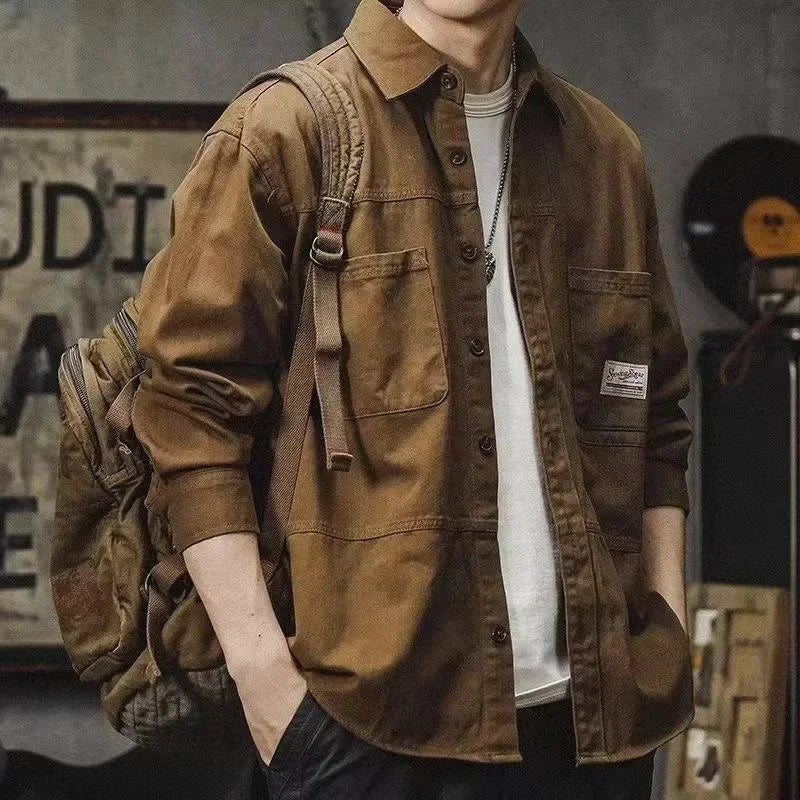 Men's Vintage Shirt Jacket