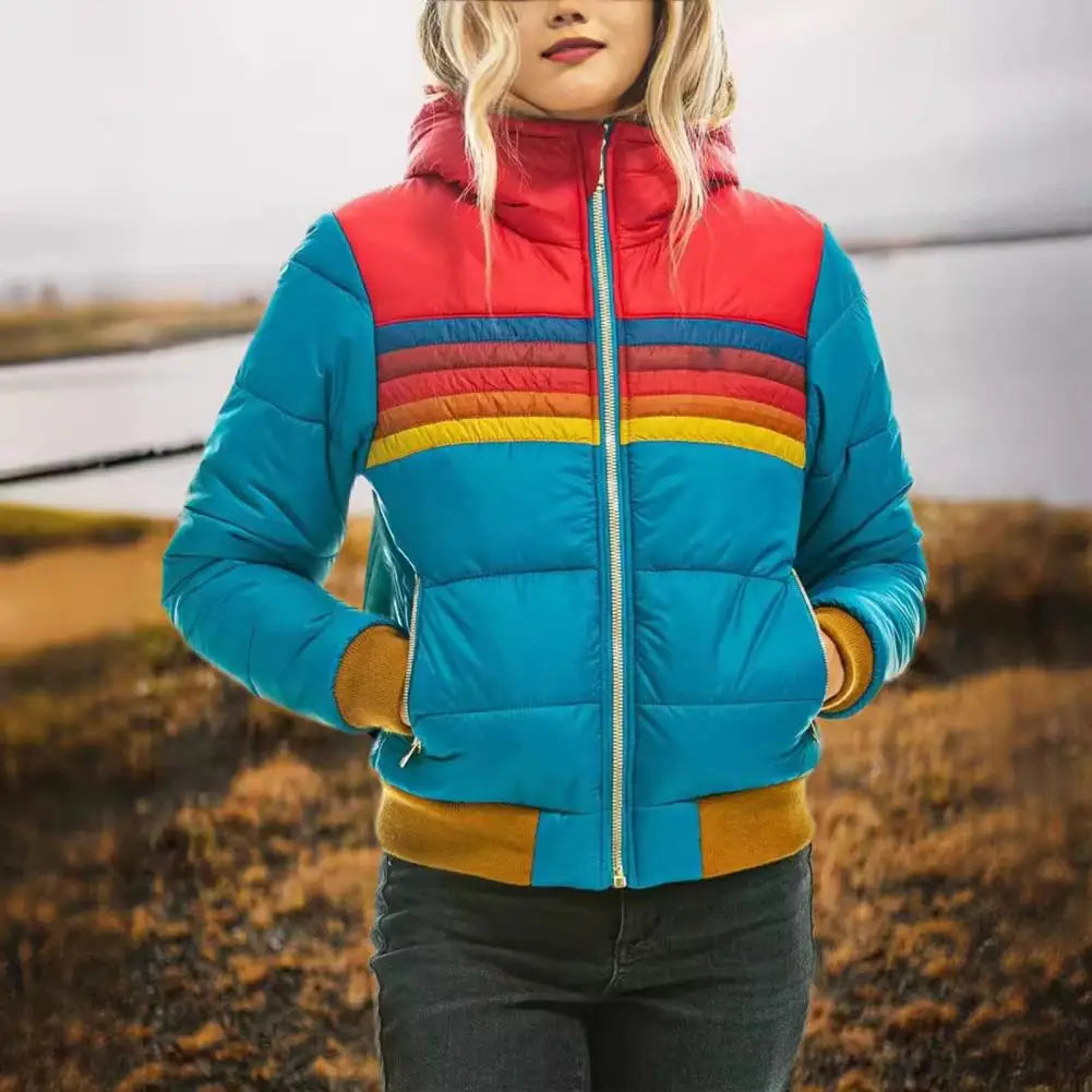 Women's Colorblock Winter Parka