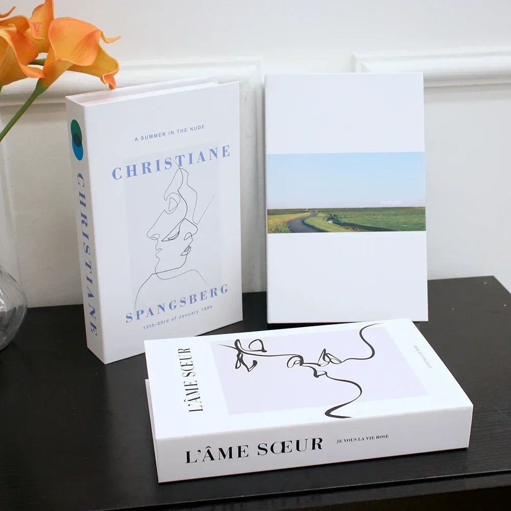 3-Piece Decorative Faux Book Set