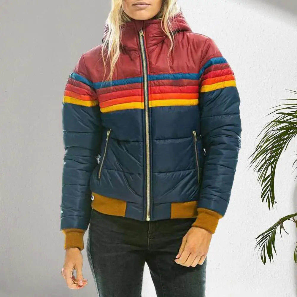 Women's Colorblock Winter Parka