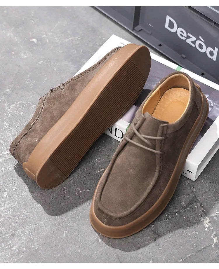 Men's Casual Spring Leather Low-Top Shoes