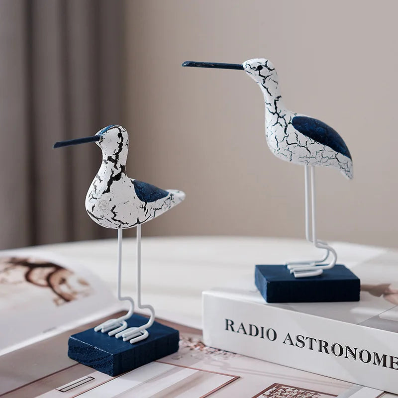 3-Piece Wooden Seagull Set