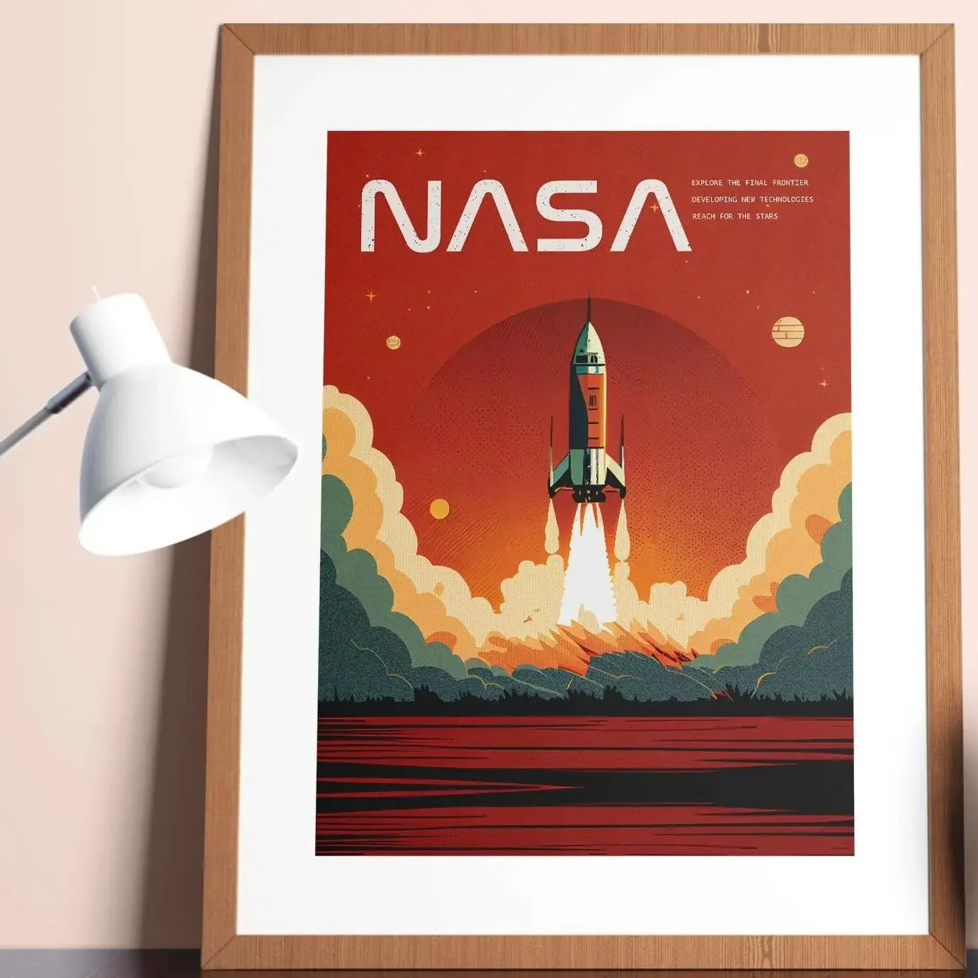 Retro Solar System Wall Art