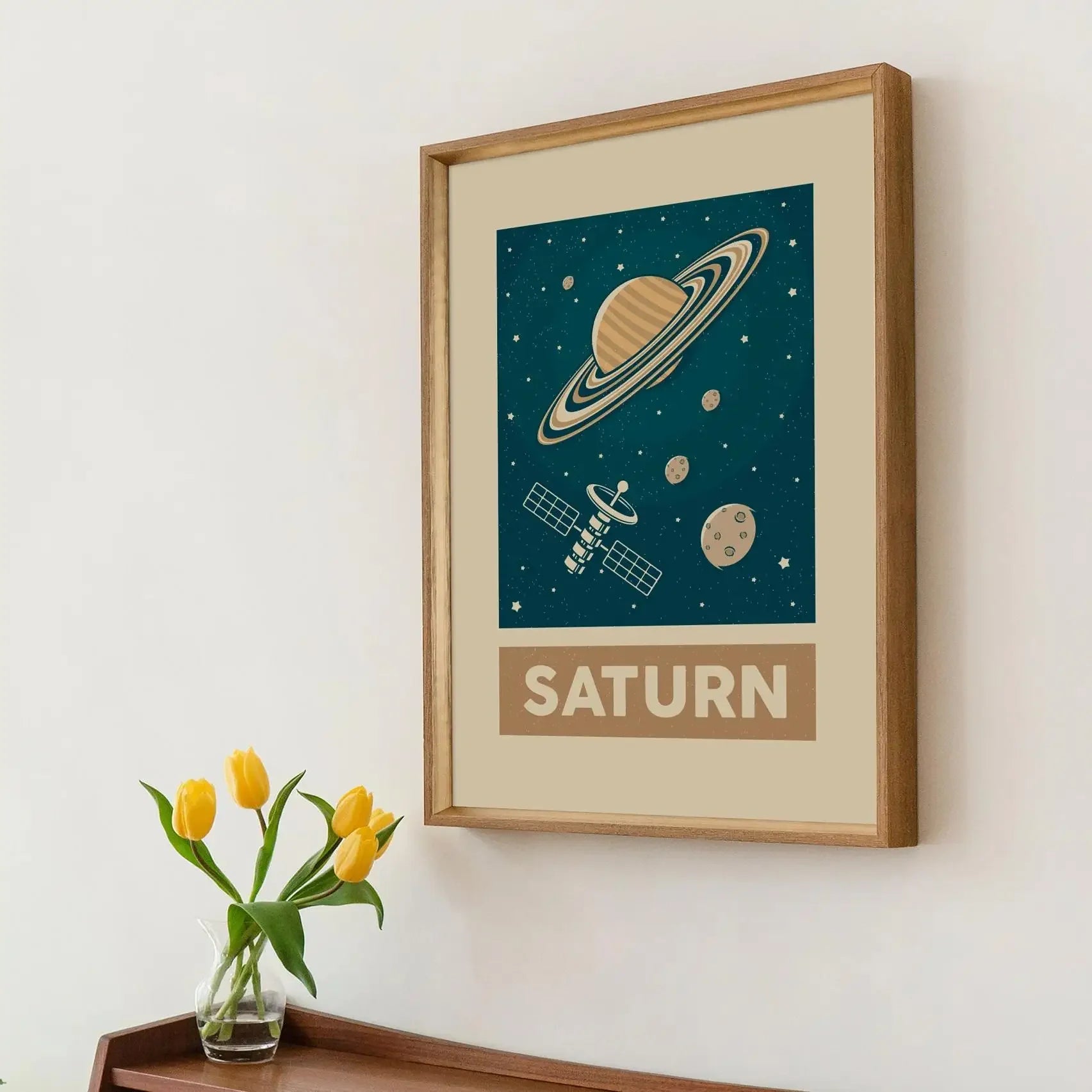 Retro Solar System Wall Art
