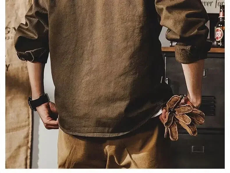 Men's Vintage Shirt Jacket