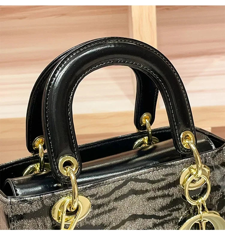 Crocodile Pattern Crossbody Shoulder Handbag